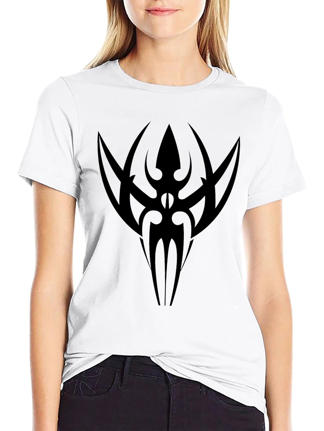 Tribal Graphic Black T-Shirt - Modern Style
