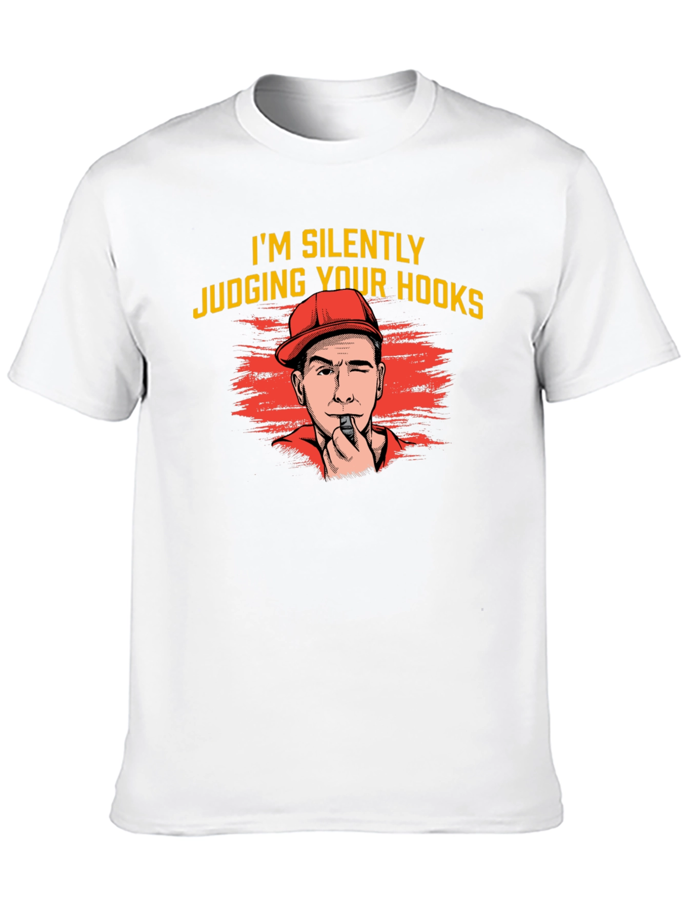 Silently Judging Your Hooks T-Shirt - Funny Fishing Tee