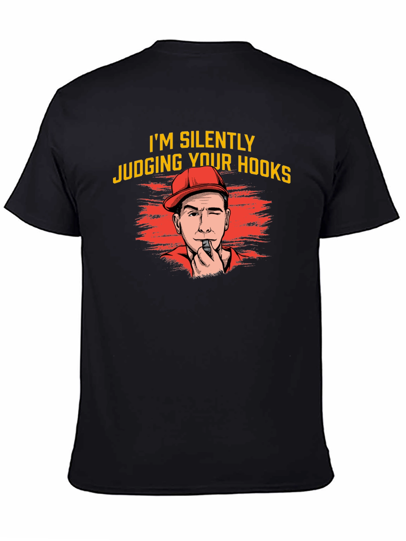 Silently Judging Your Hooks T-Shirt - Funny Fishing Tee