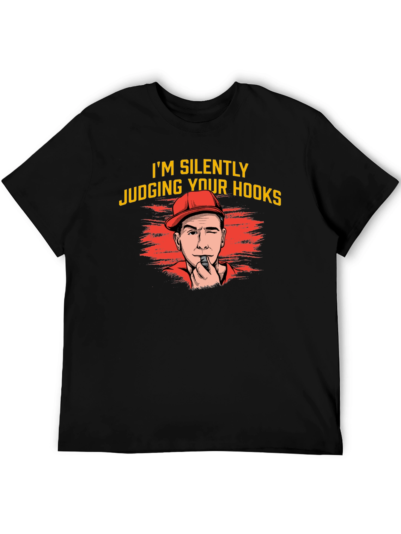 Silently Judging Your Hooks T-Shirt - Funny Fishing Tee