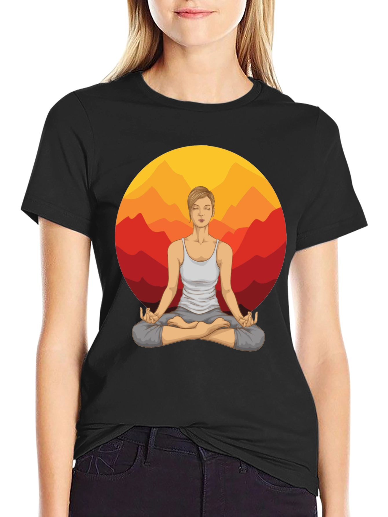 Zen Mountain Meditation T-Shirt