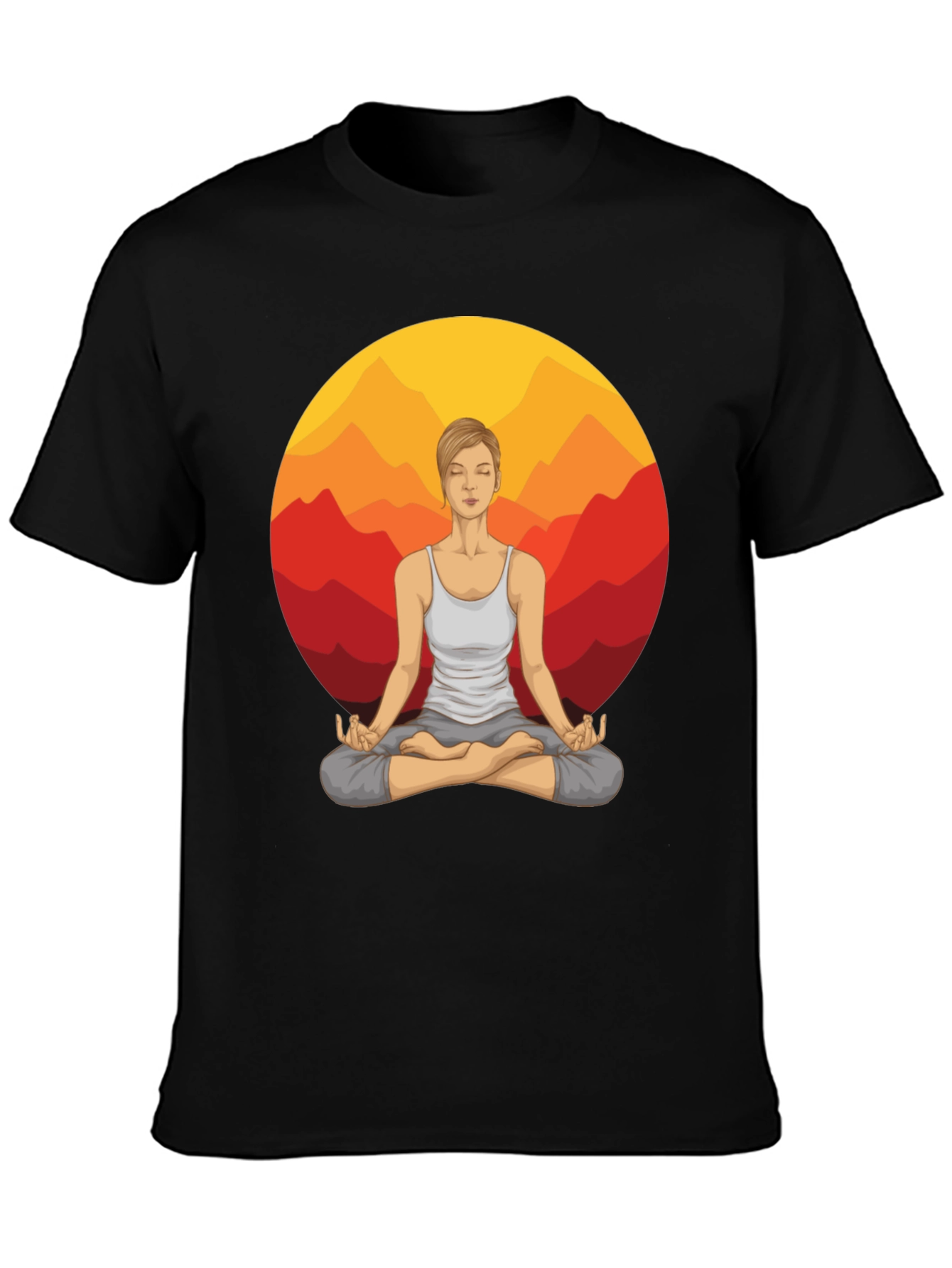 Zen Mountain Meditation T-Shirt