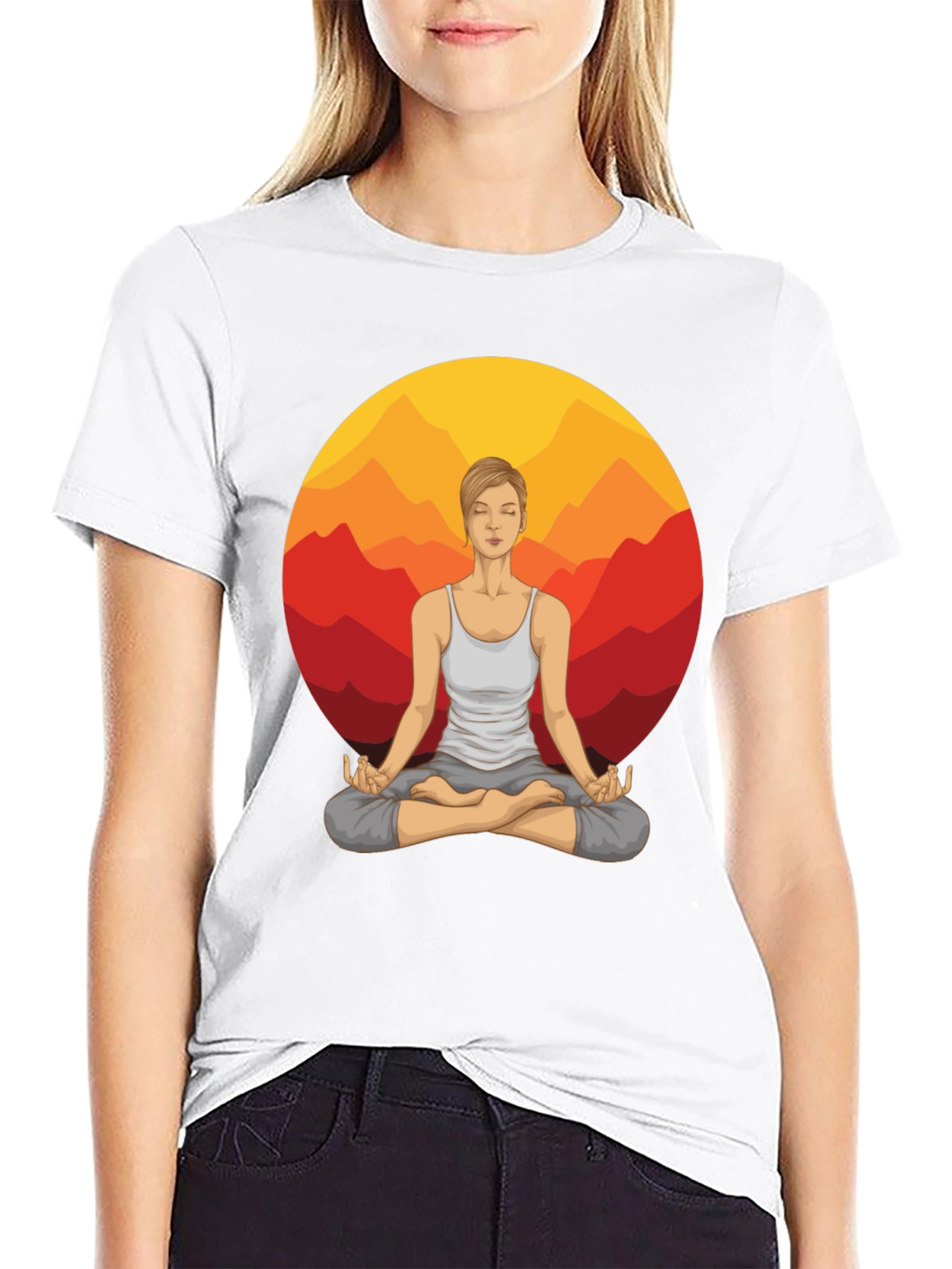 Zen Mountain Meditation T-Shirt