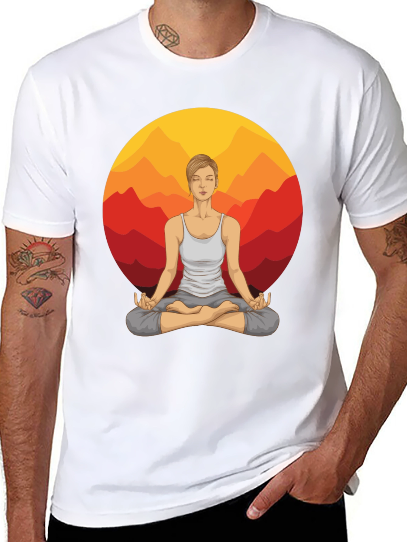 Zen Mountain Meditation T-Shirt