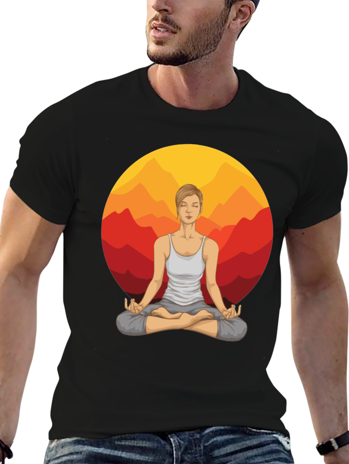 Zen Mountain Meditation T-Shirt