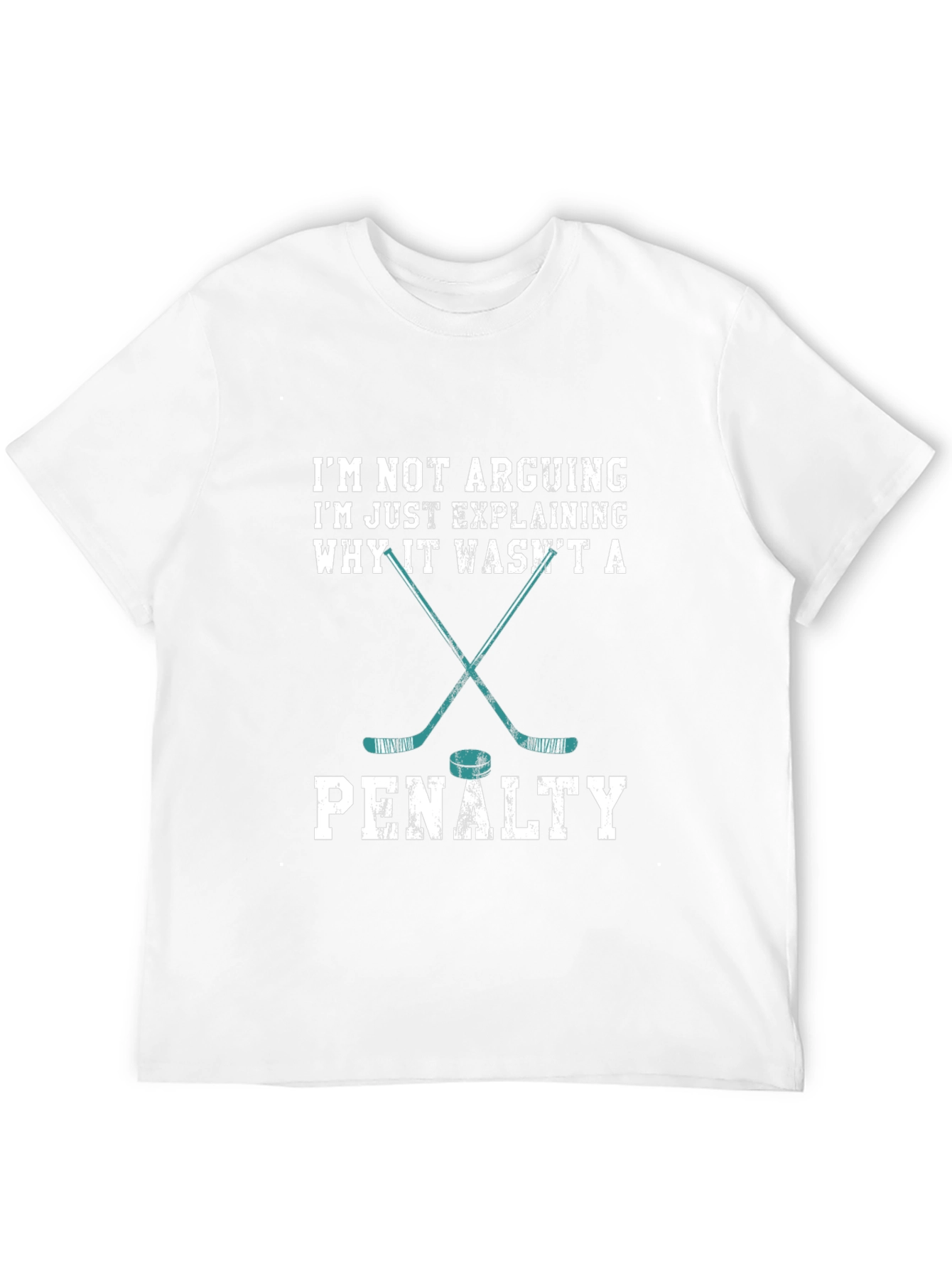 Hockey Fan T-Shirt: Im Not Arguing Penalty Design