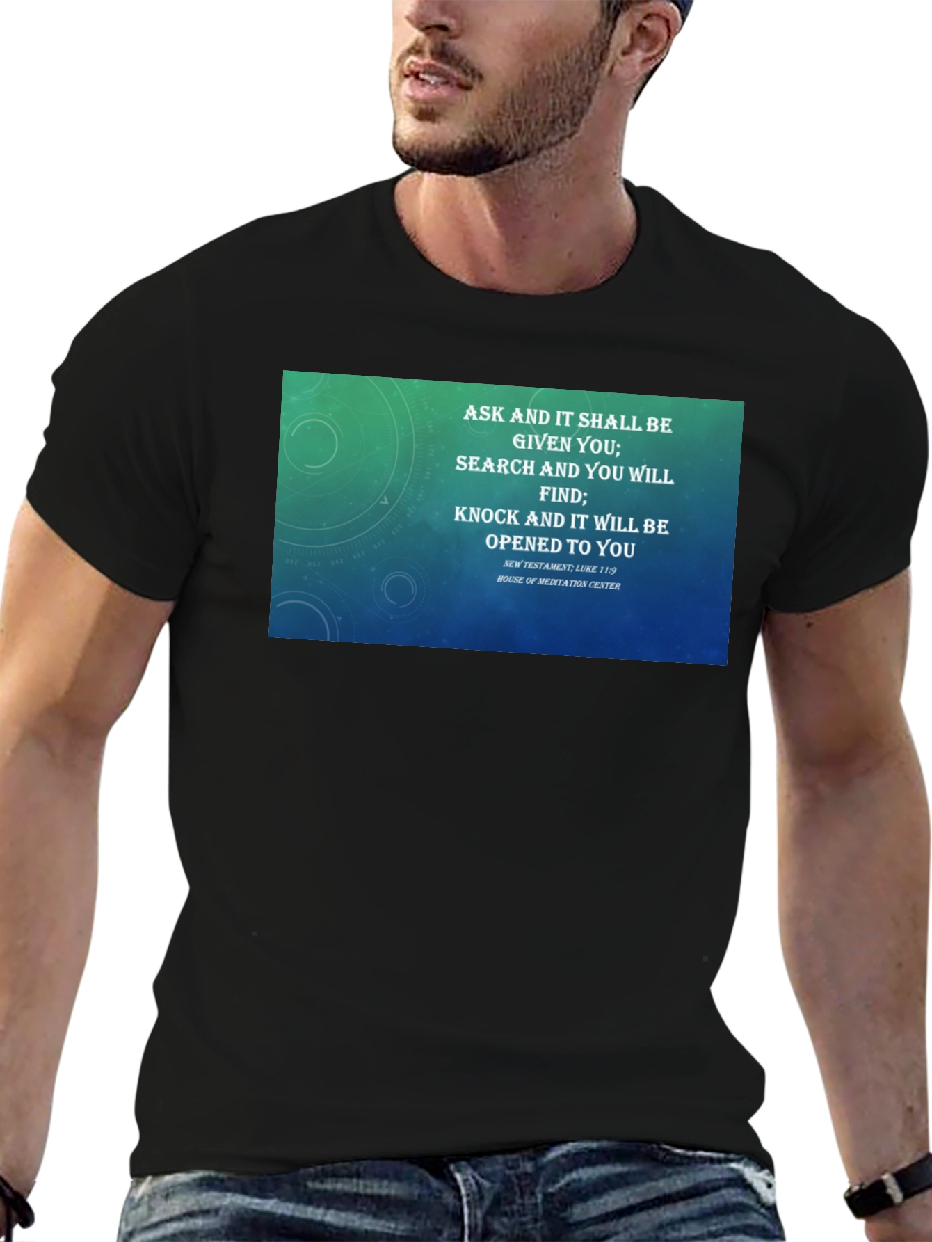 Motivational Ask Seek Knock T-Shirt