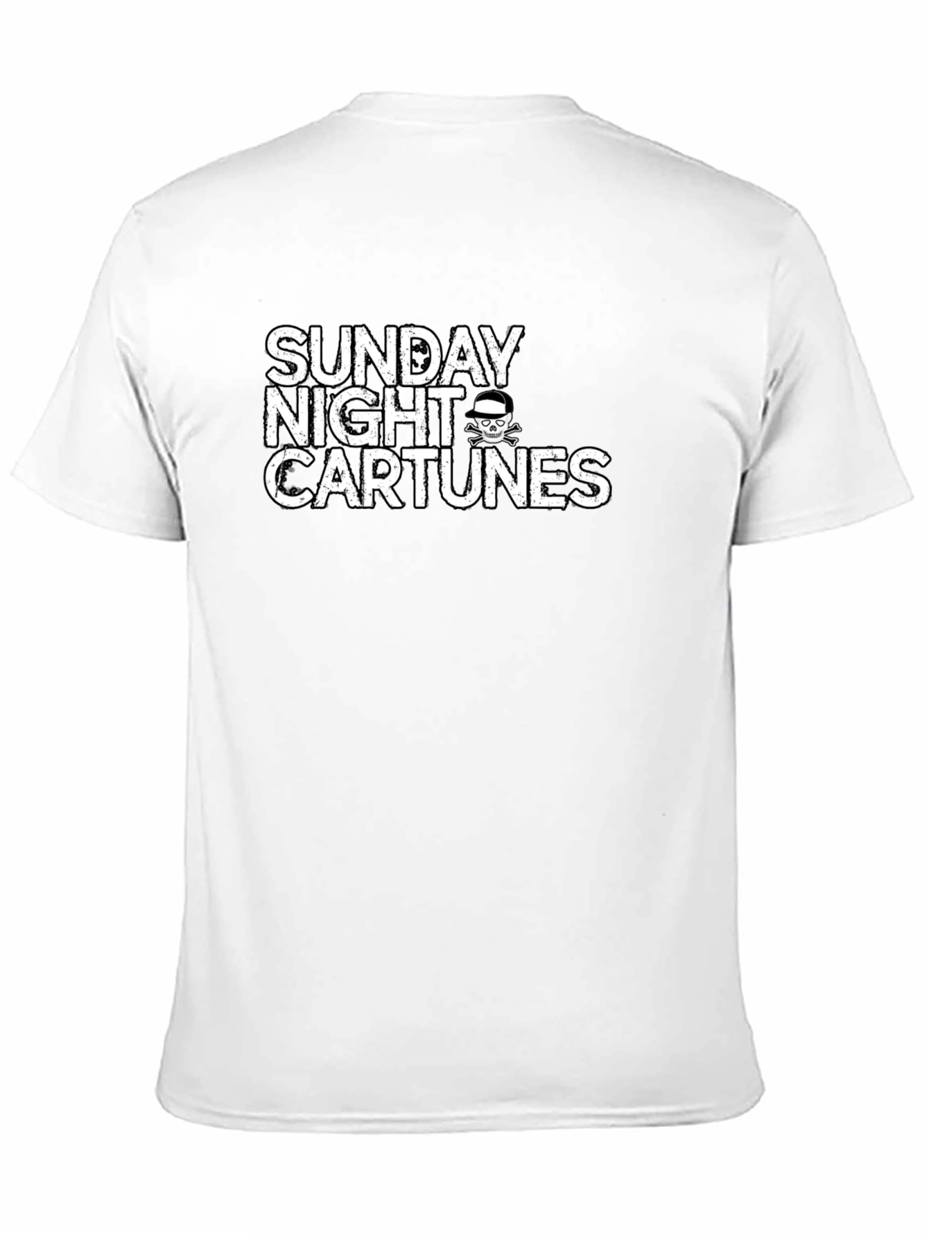 Sunday Night Cartunes Black Graphic Tee