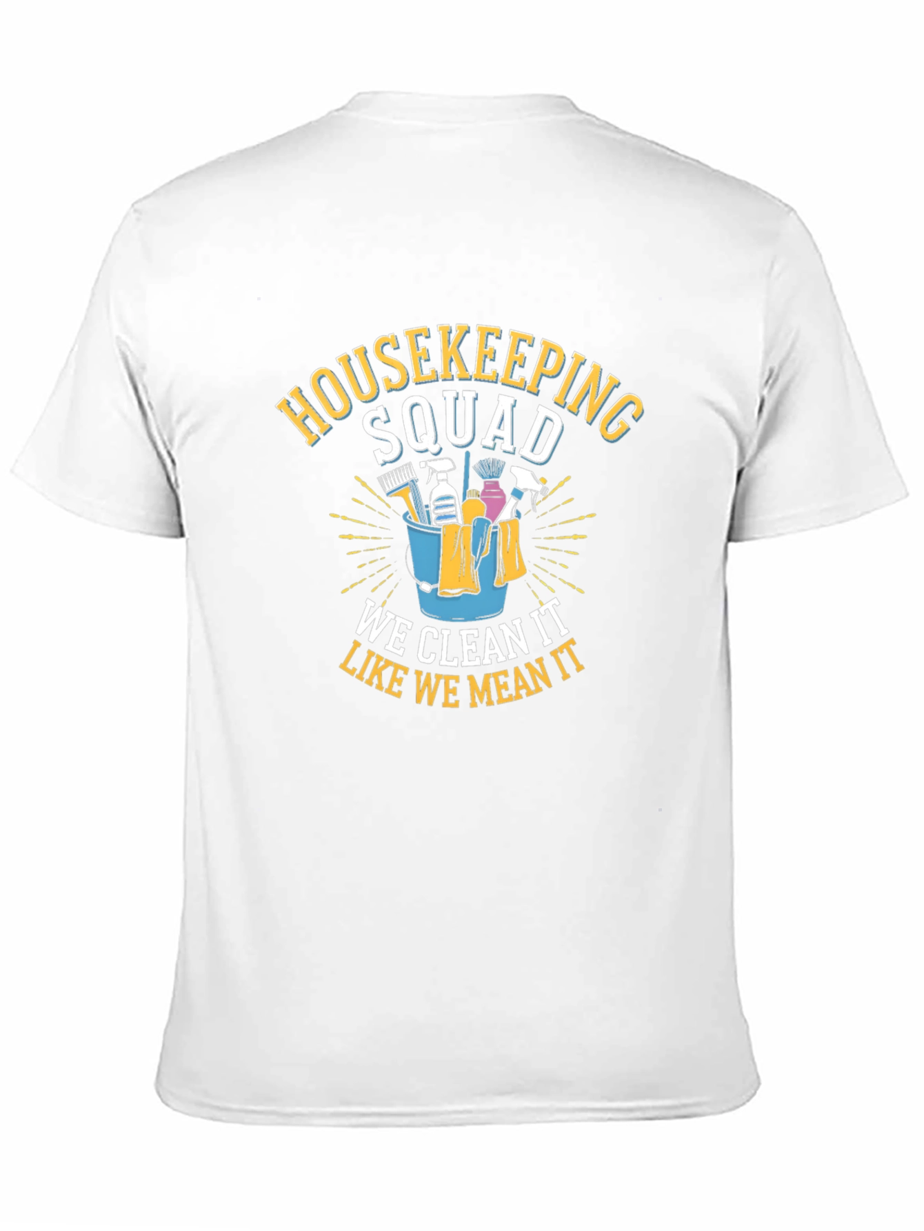 Housekeeping Squad Graphic Tee - Cleaning Crew Pride