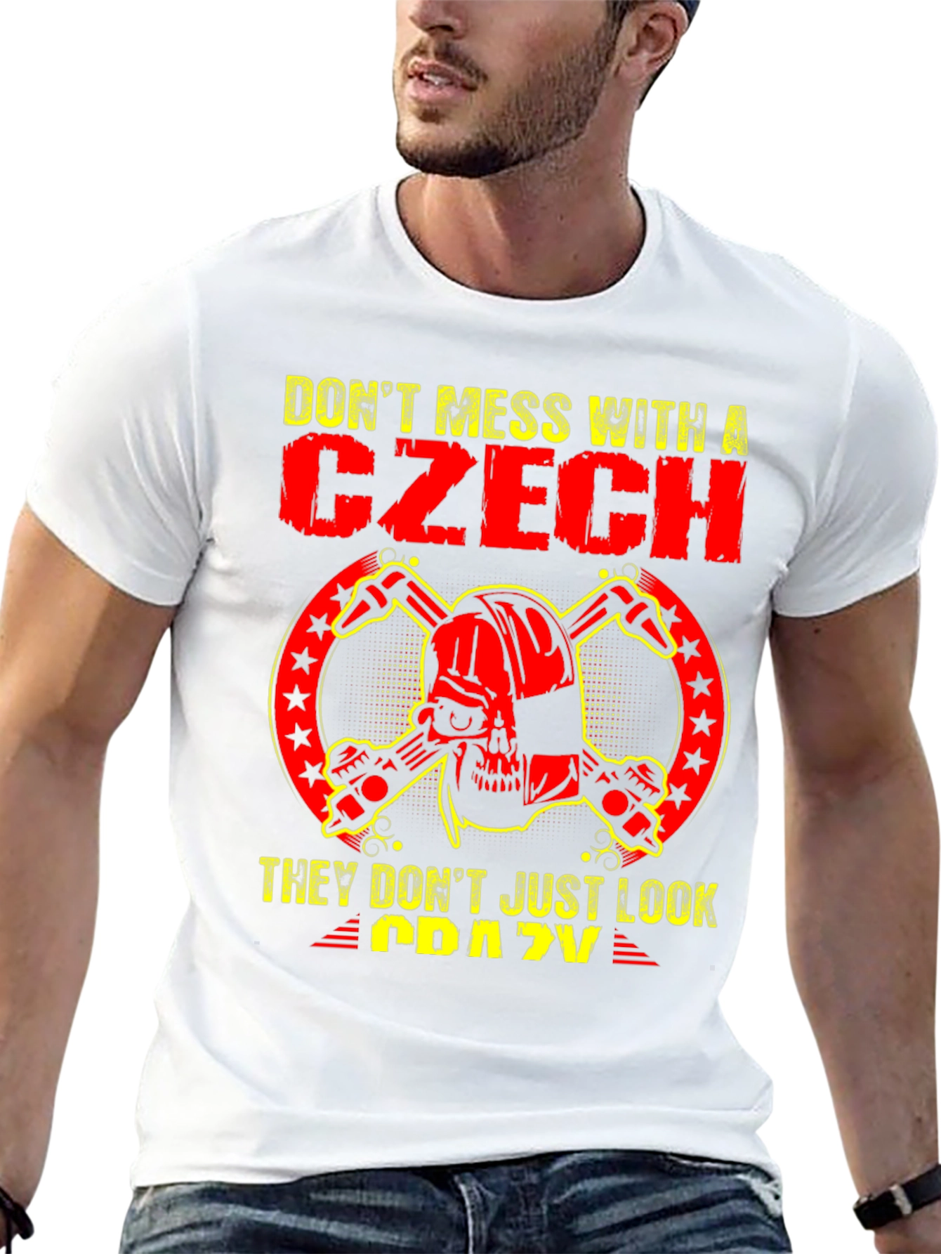 Dont Mess With a Czech Graphic T-Shirt