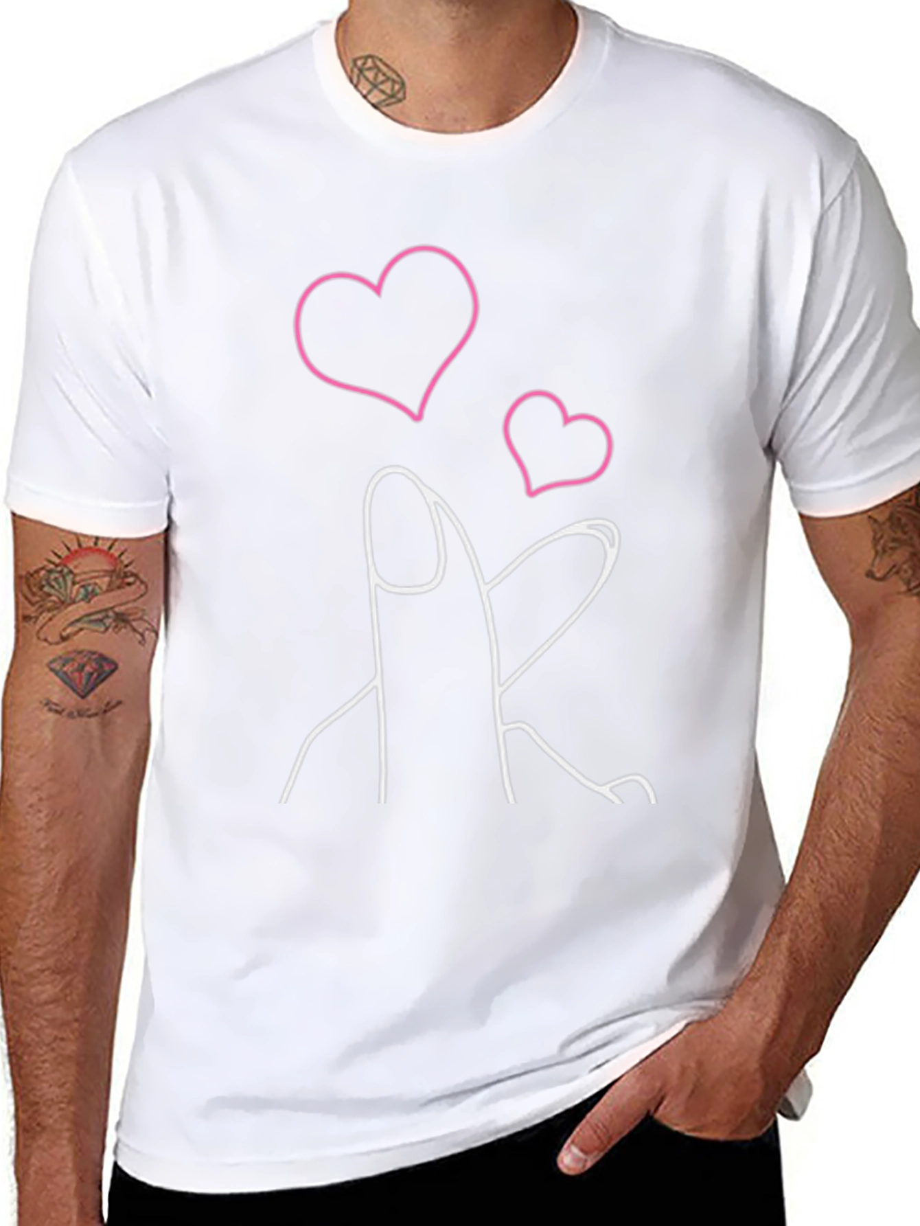 Love Gesture Graphic Tee
