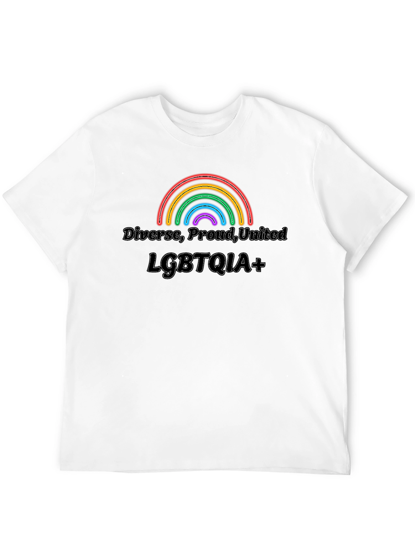 LGBTQIA+ Pride T-Shirt - Diverse Proud United!