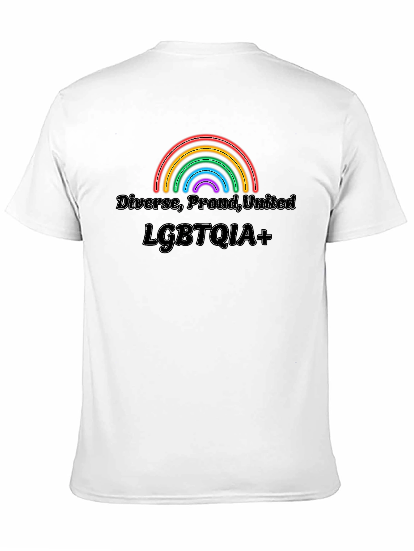 LGBTQIA+ Pride T-Shirt - Diverse Proud United!