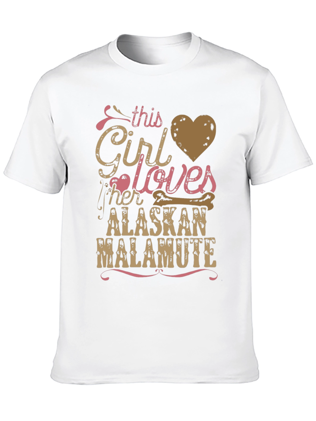Alaskan Malamute Girls T-Shirt