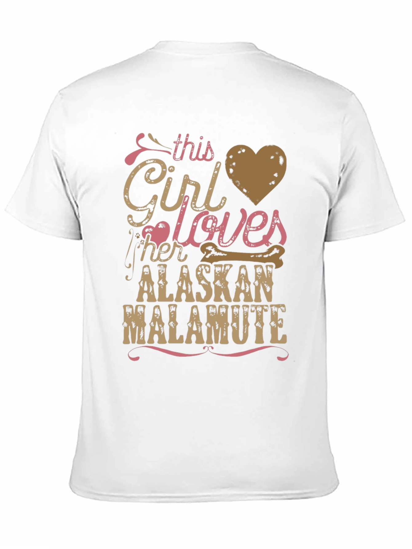 Alaskan Malamute Girls T-Shirt