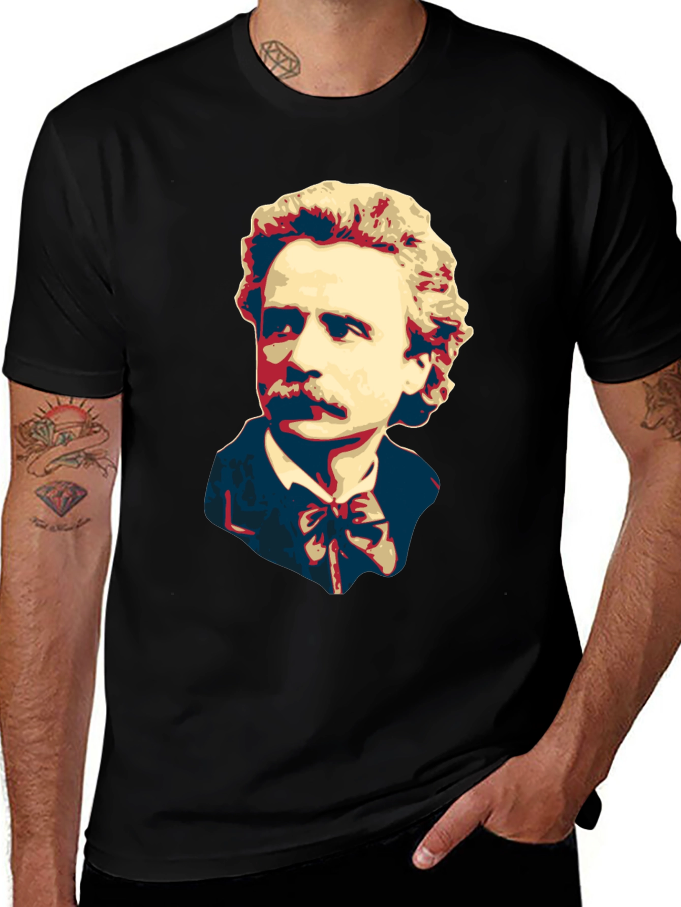 Mark Twain Graphic Tee - Classic Literary Style