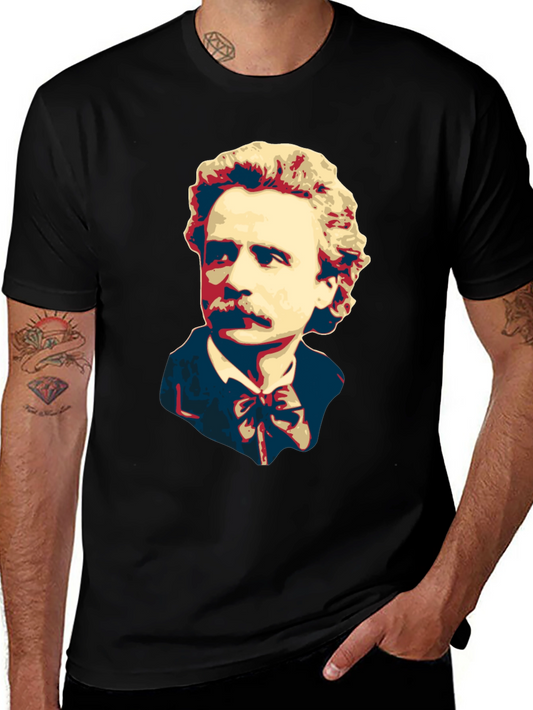 Mark Twain Graphic Tee - Classic Literary Style