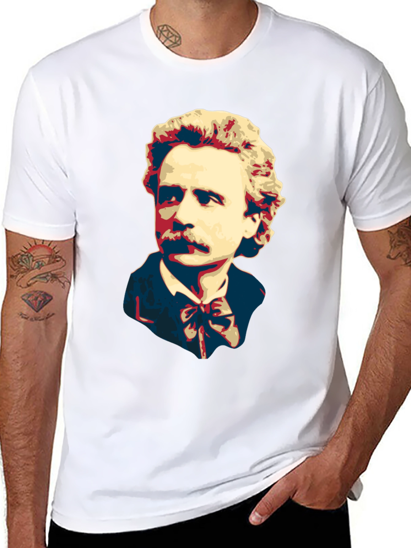 Mark Twain Graphic Tee - Classic Literary Style