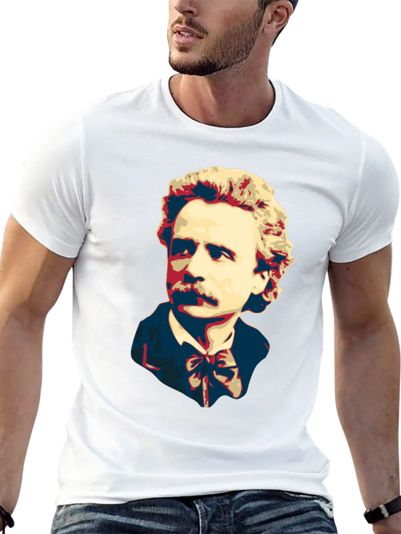 Mark Twain Graphic Tee - Classic Literary Style