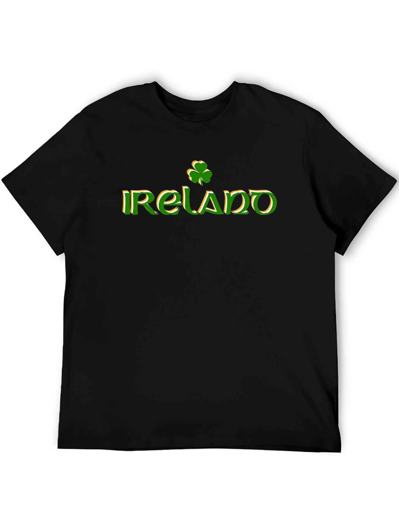 Ireland Shamrock Graphic Print T-Shirt