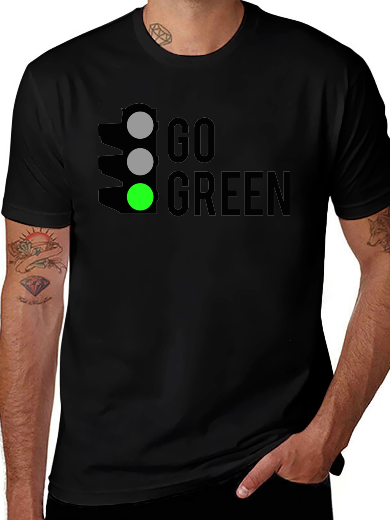 Go Green Traffic Light T-Shirt