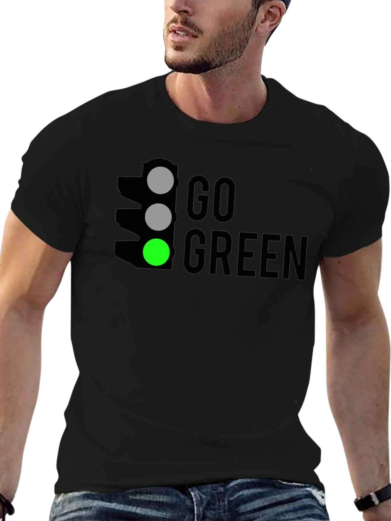 Go Green Traffic Light T-Shirt