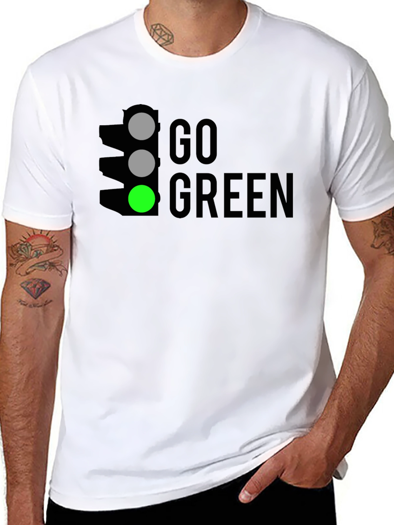 Go Green Traffic Light T-Shirt