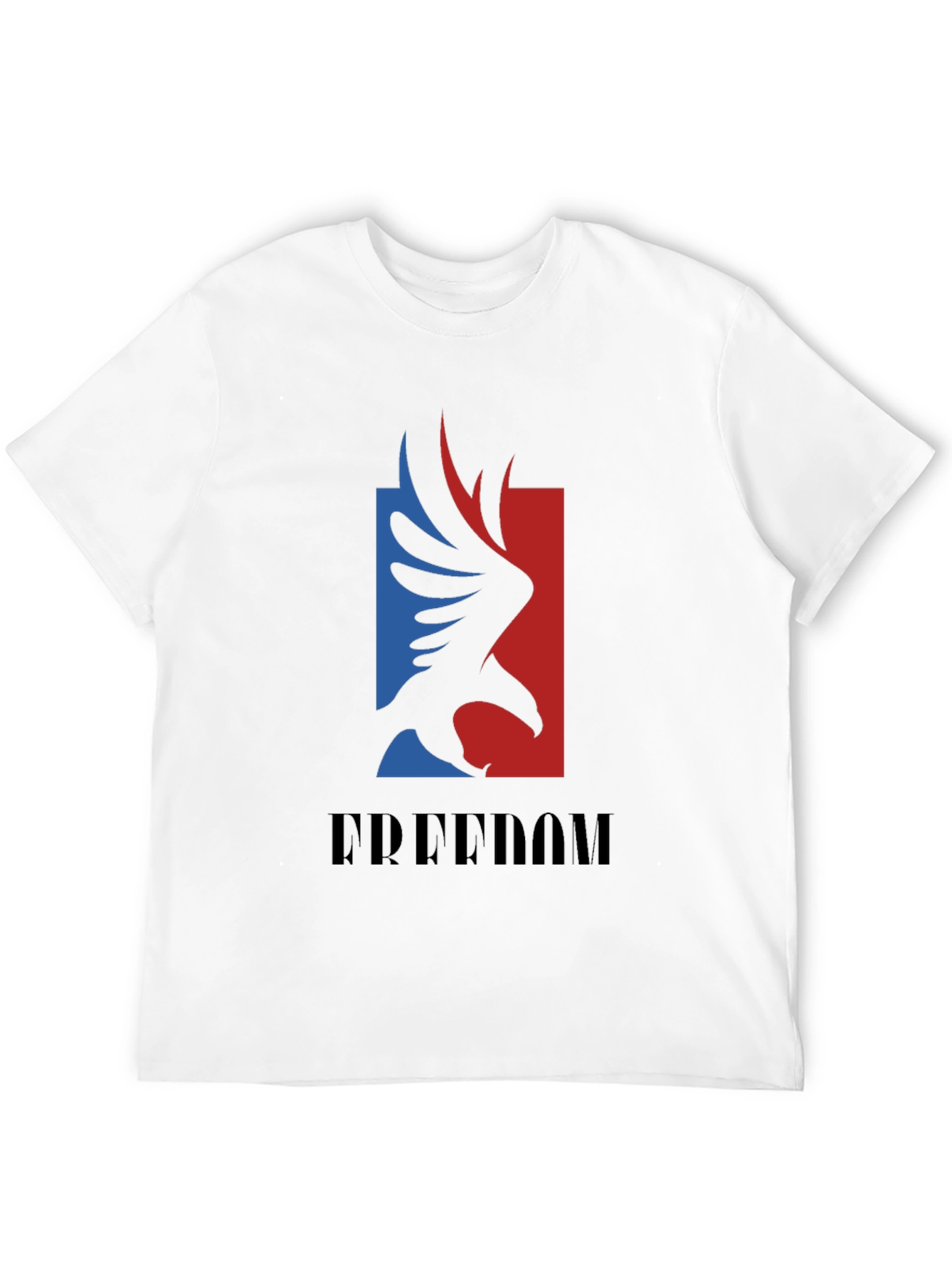 Freedom Eagle Graphic Tee - Patriotic Black T-Shirt