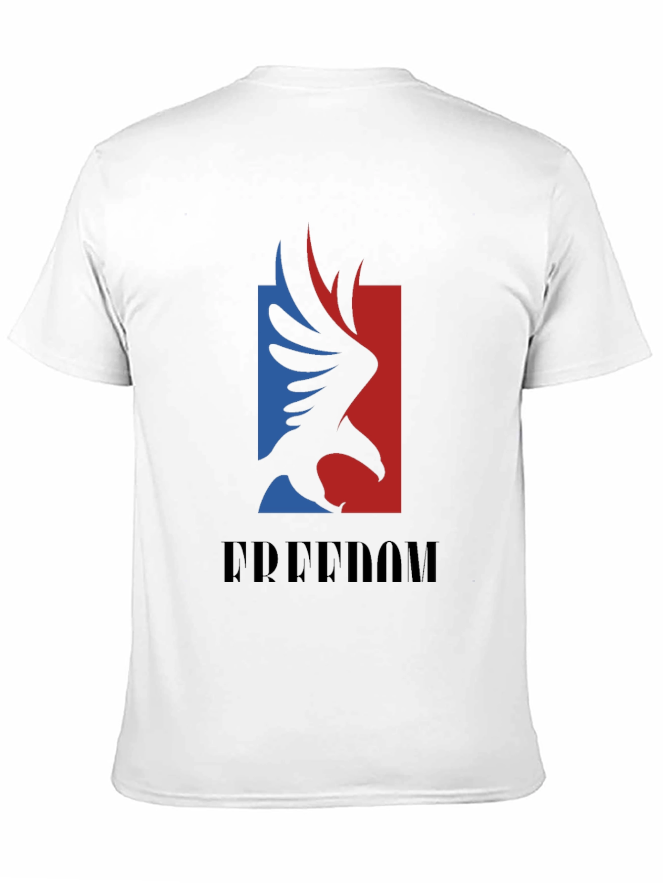 Freedom Eagle Graphic Tee - Patriotic Black T-Shirt