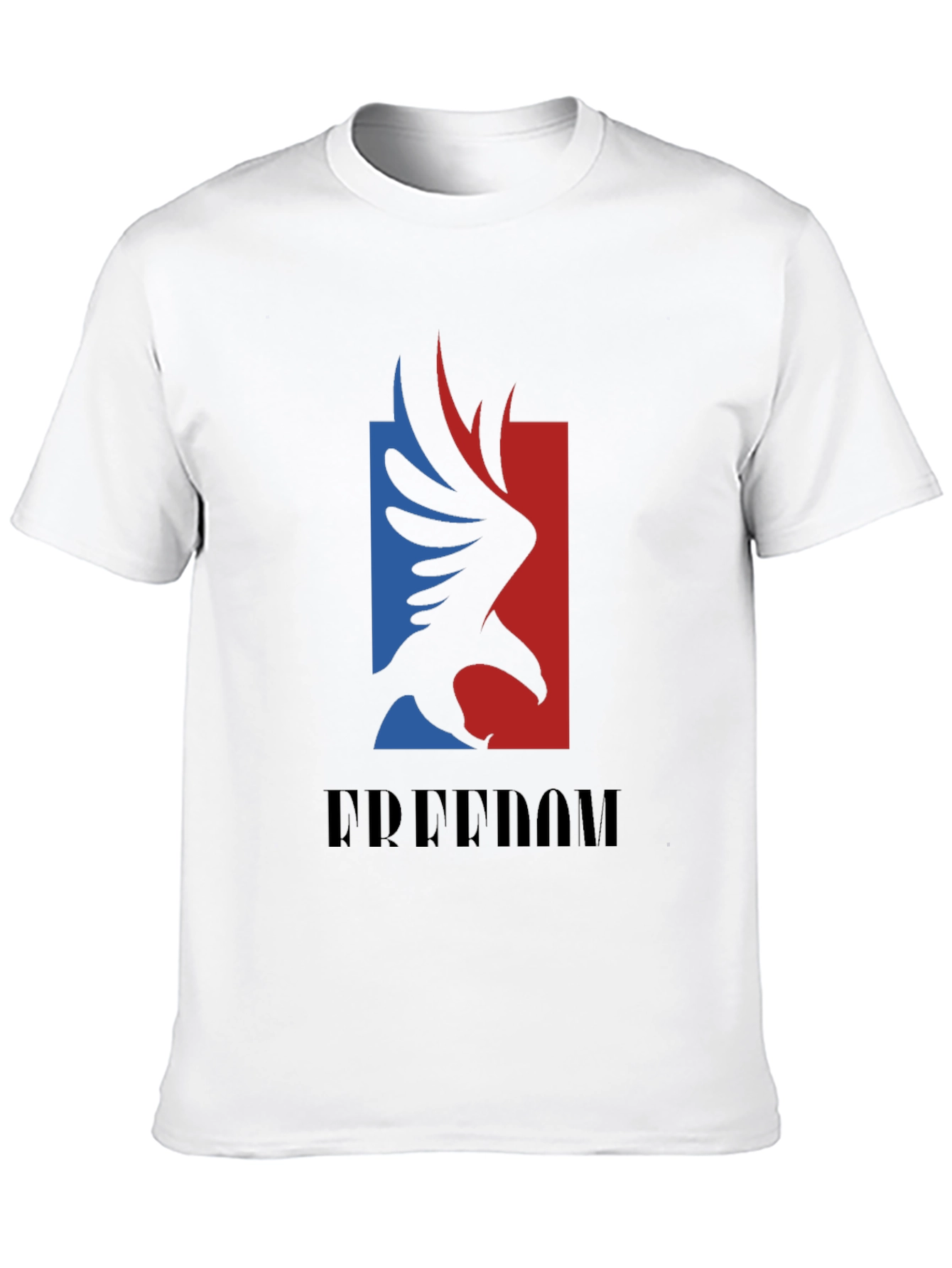 Freedom Eagle Graphic Tee - Patriotic Black T-Shirt