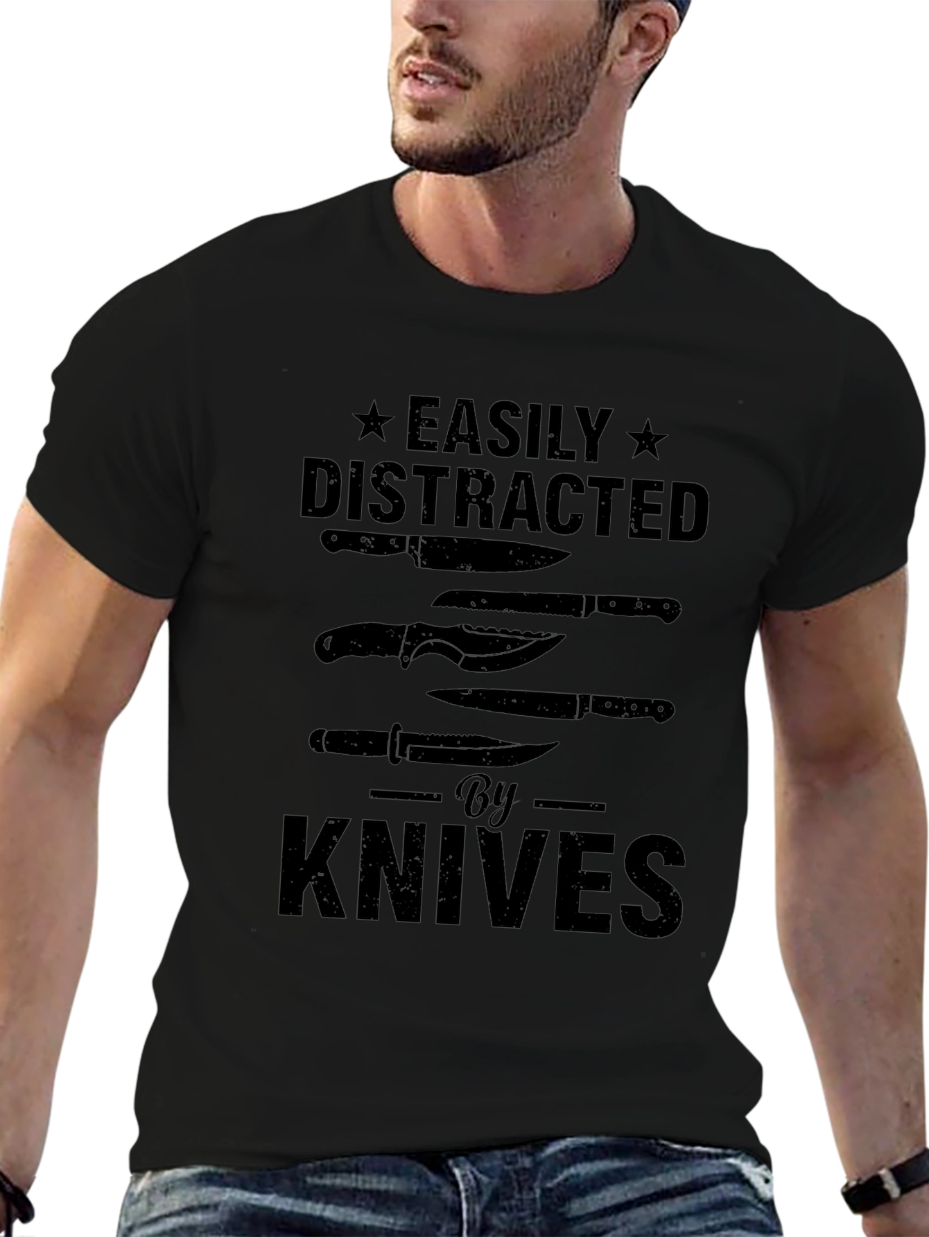 Easily Distracted by Knives T-Shirt