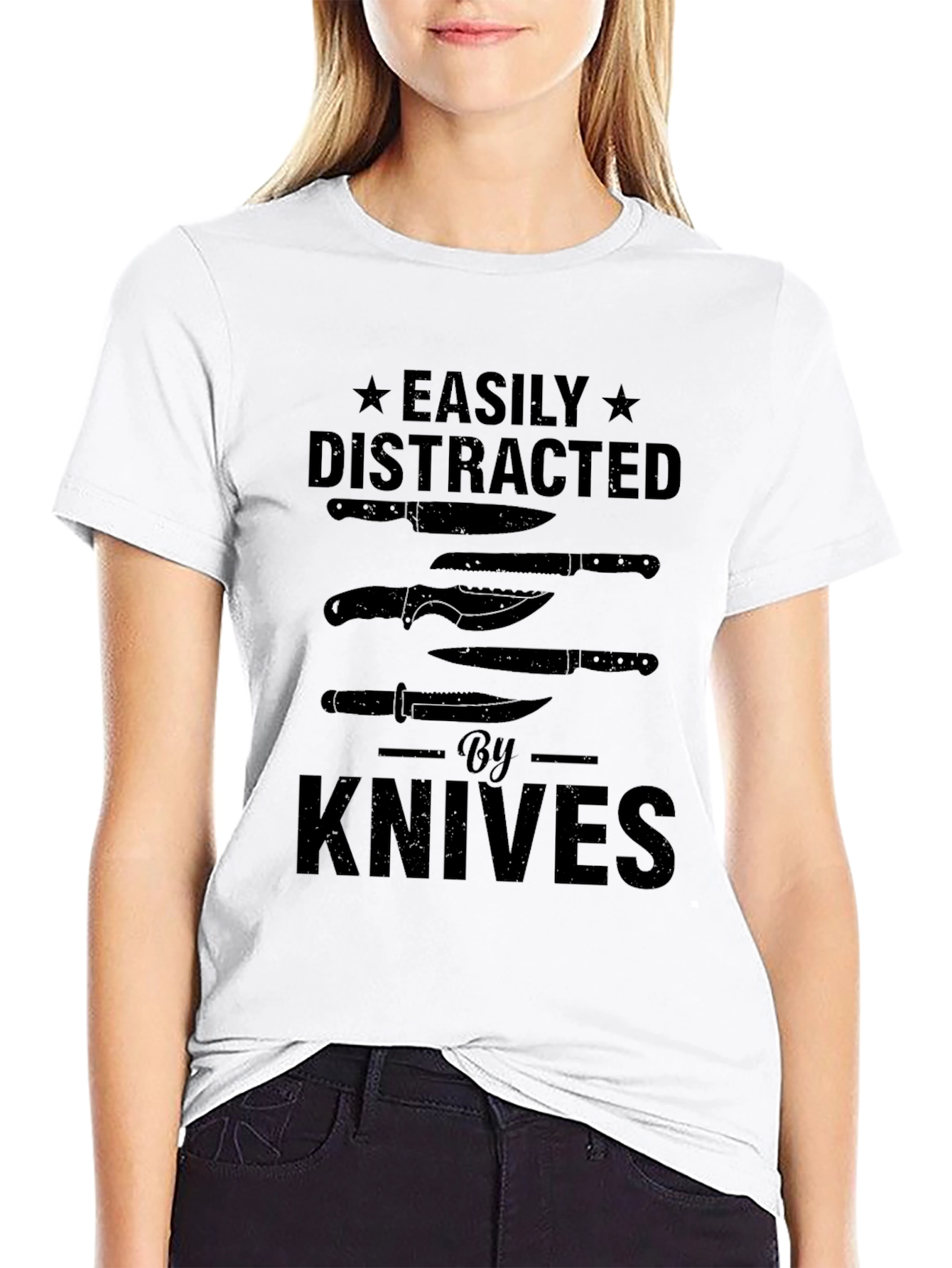 Easily Distracted by Knives T-Shirt