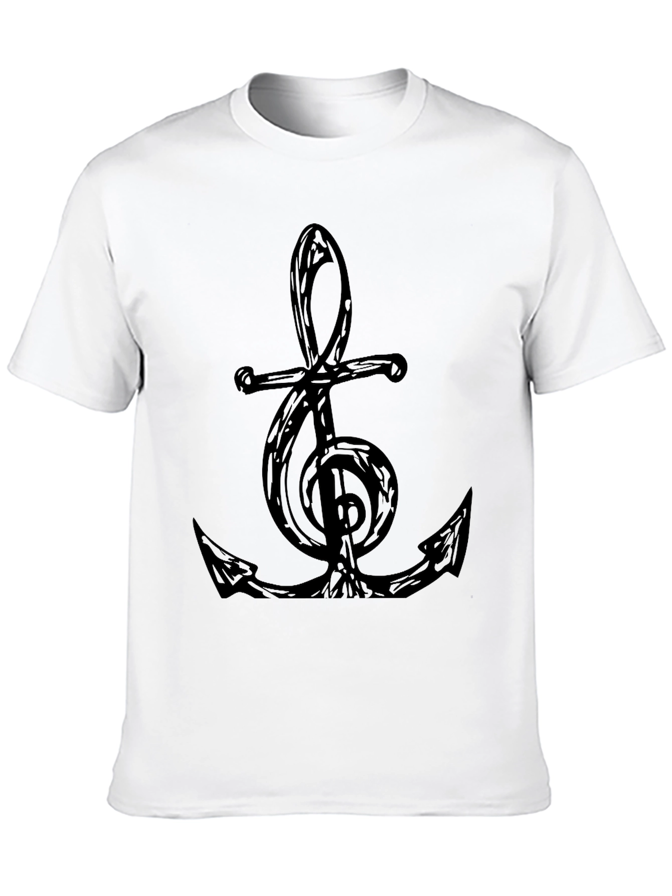 Anchor Treble Clef Graphic Tee