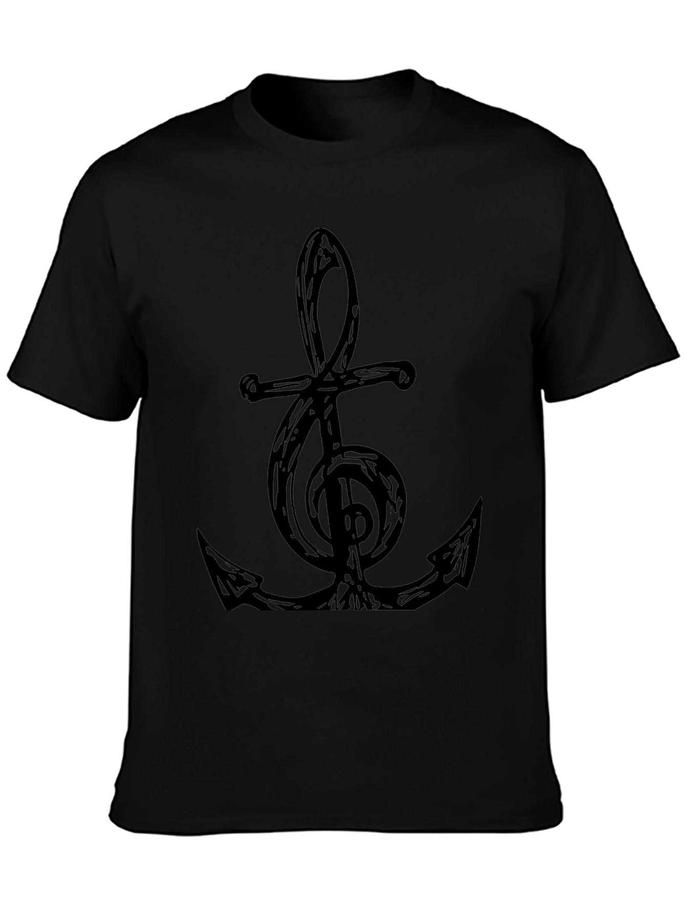 Anchor Treble Clef Graphic Tee