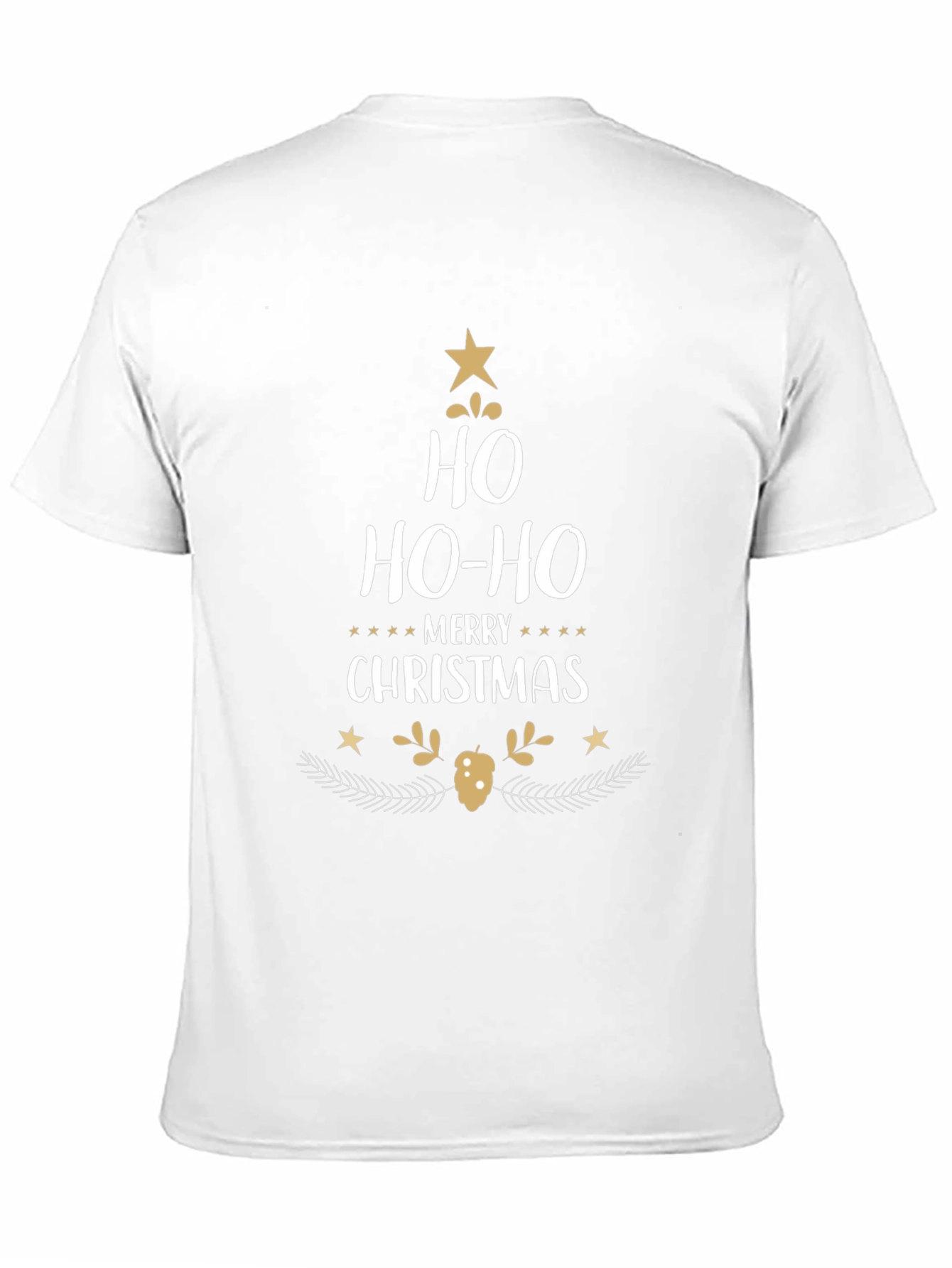Festive Ho Ho Ho Christmas T-Shirt - Holiday Cheer!
