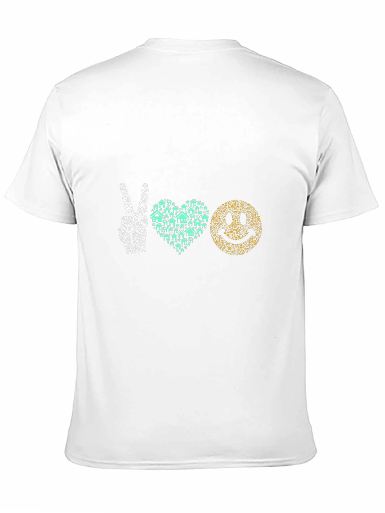 Peace Love Happiness Graphic T-Shirt