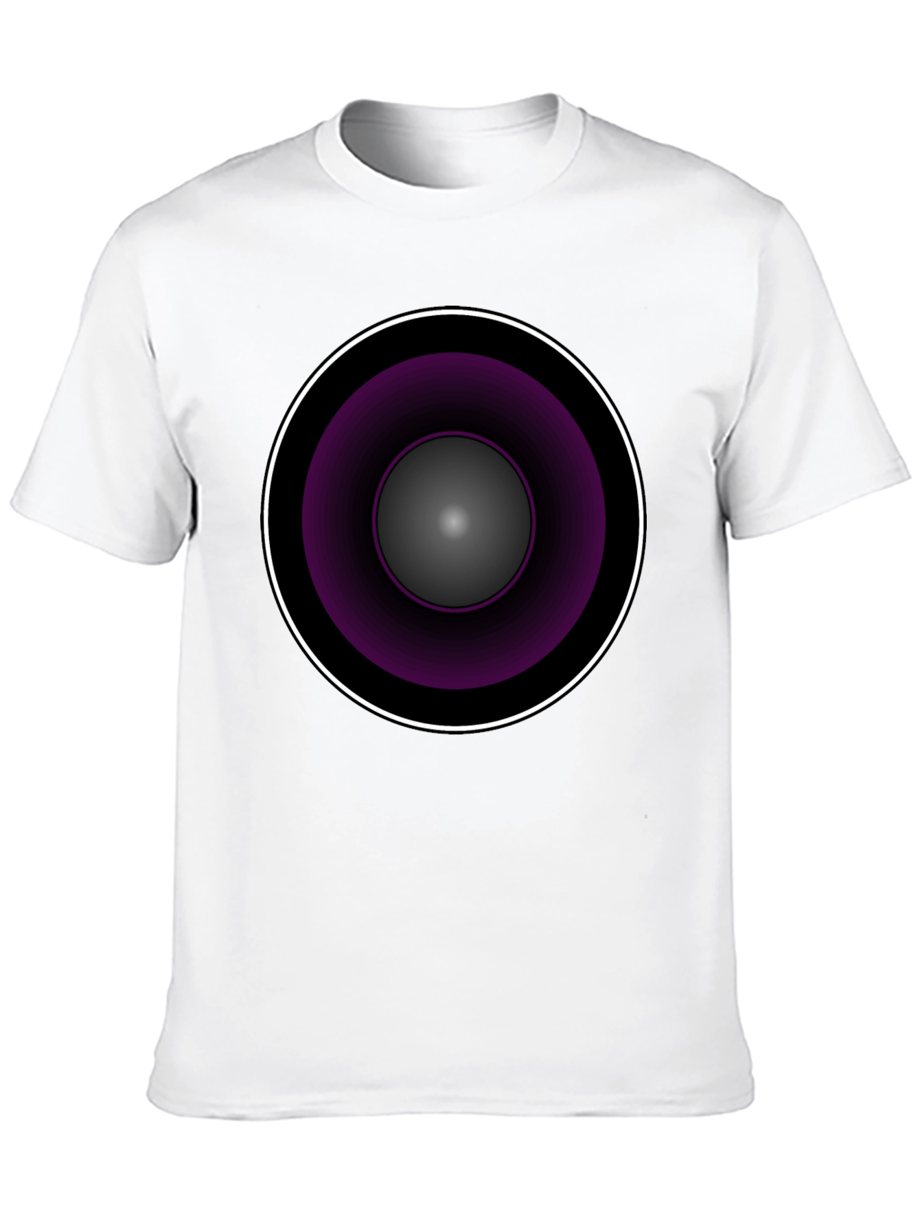 Abstract Circle Graphic T-Shirt