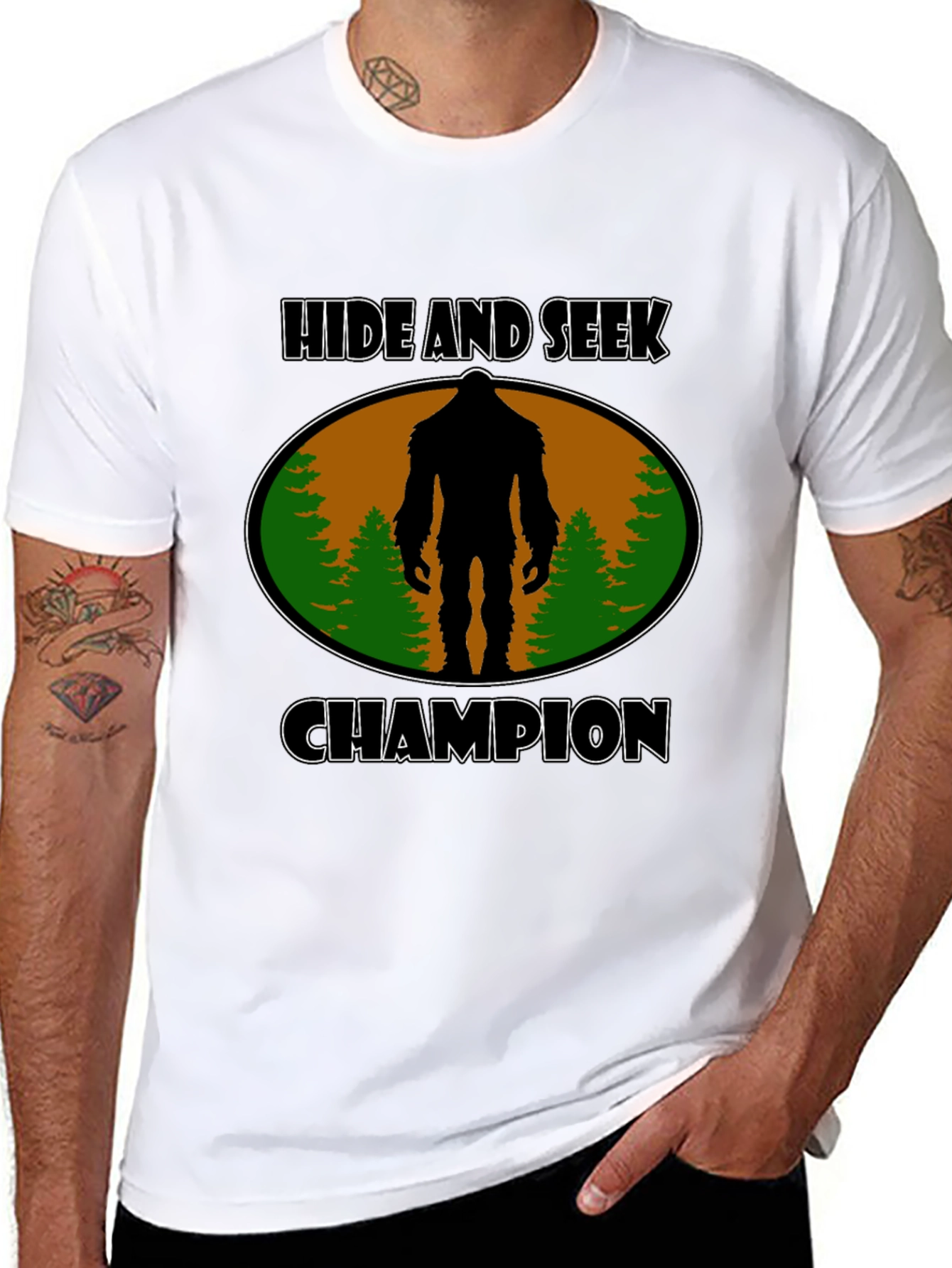 Hide and Seek Champion Bigfoot T-Shirt