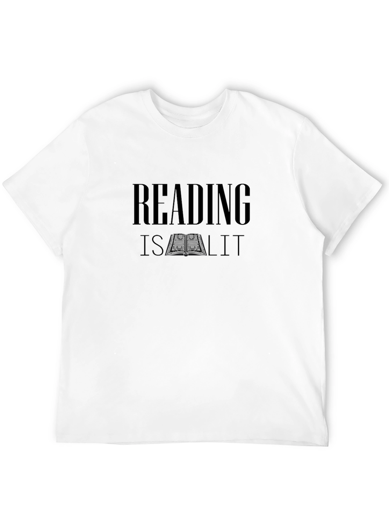 Reading Is Lit Black T-Shirt