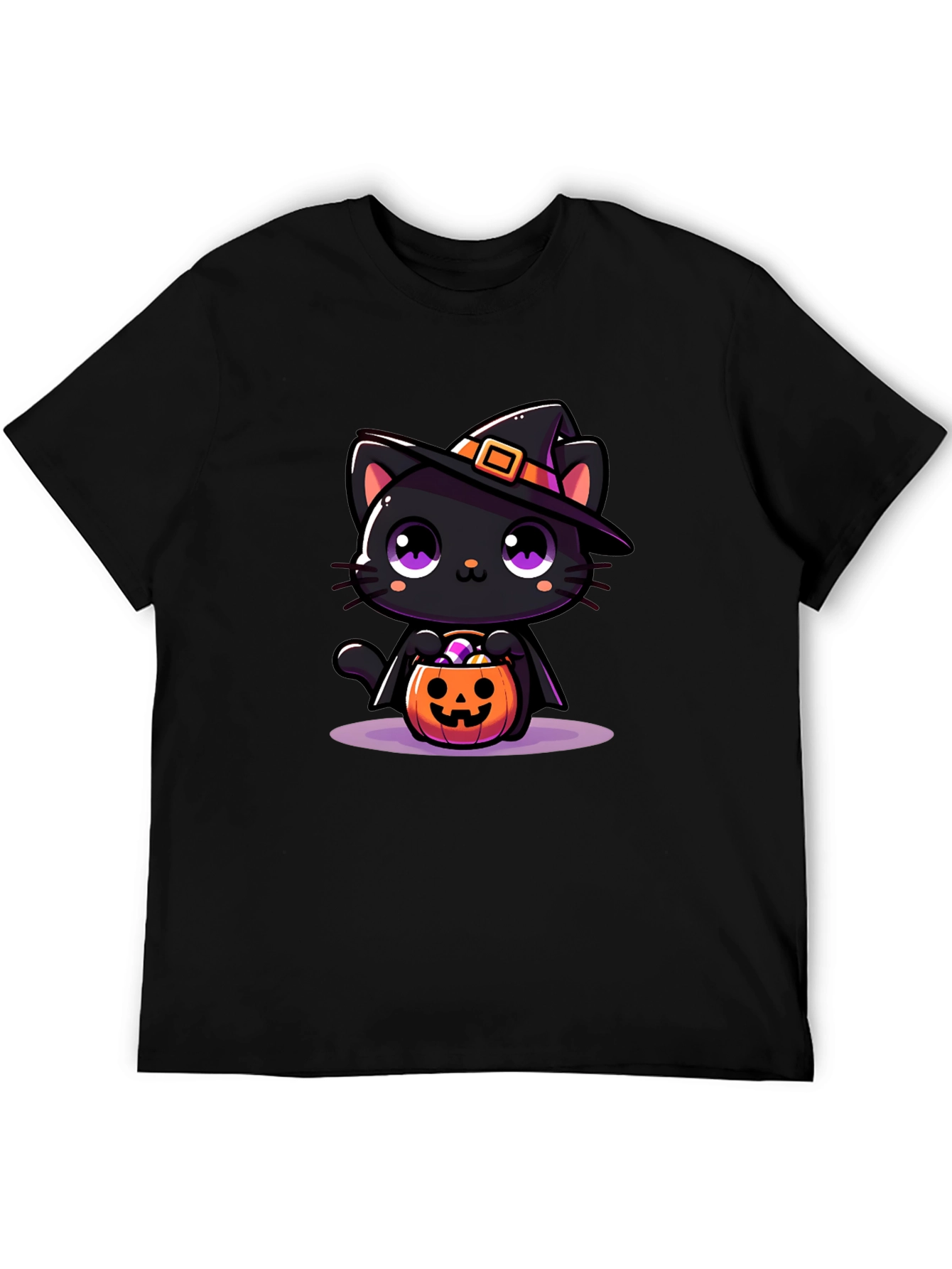 Halloween Cat T-Shirt - Spooky Cute!