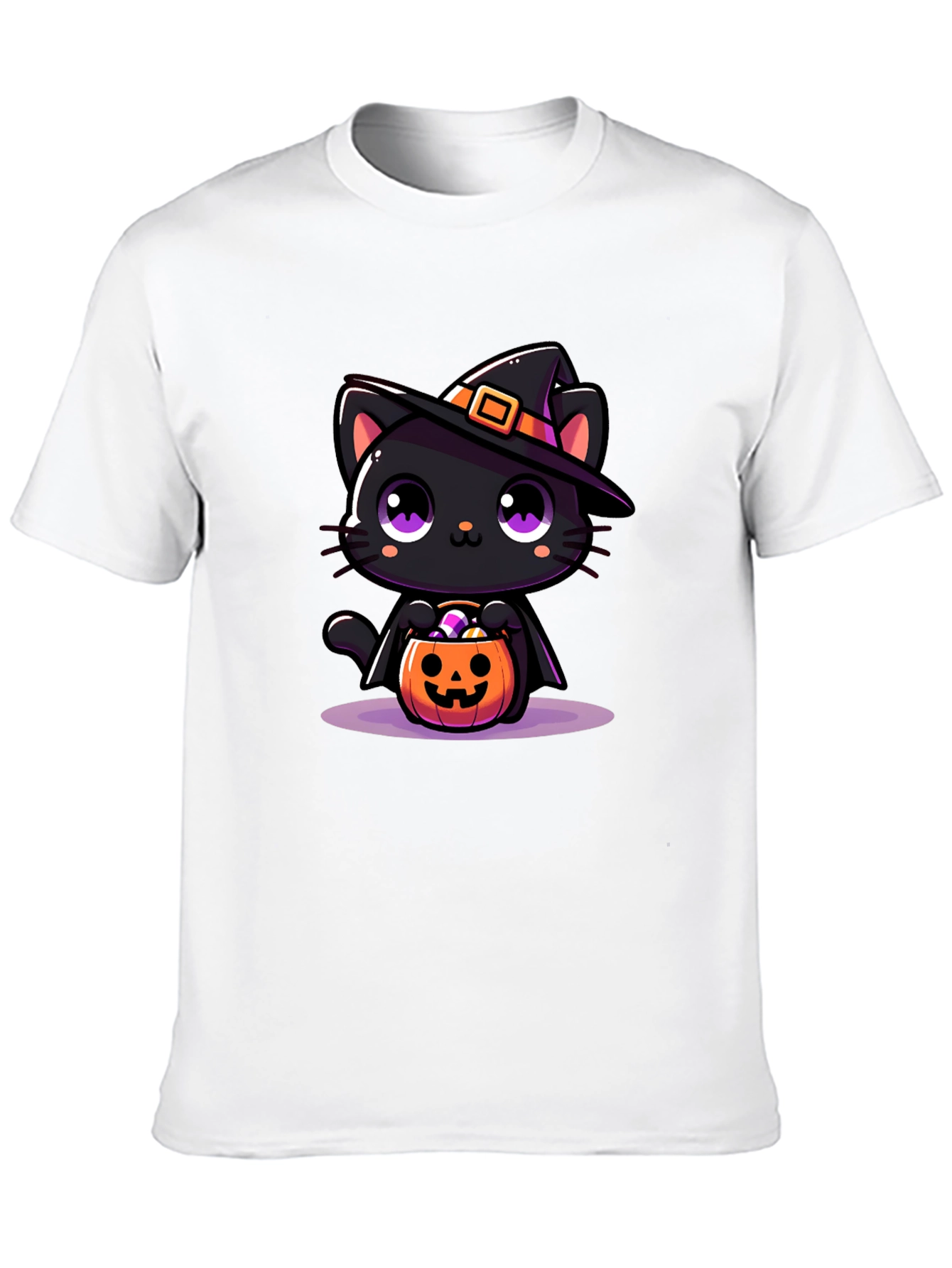 Halloween Cat T-Shirt - Spooky Cute!