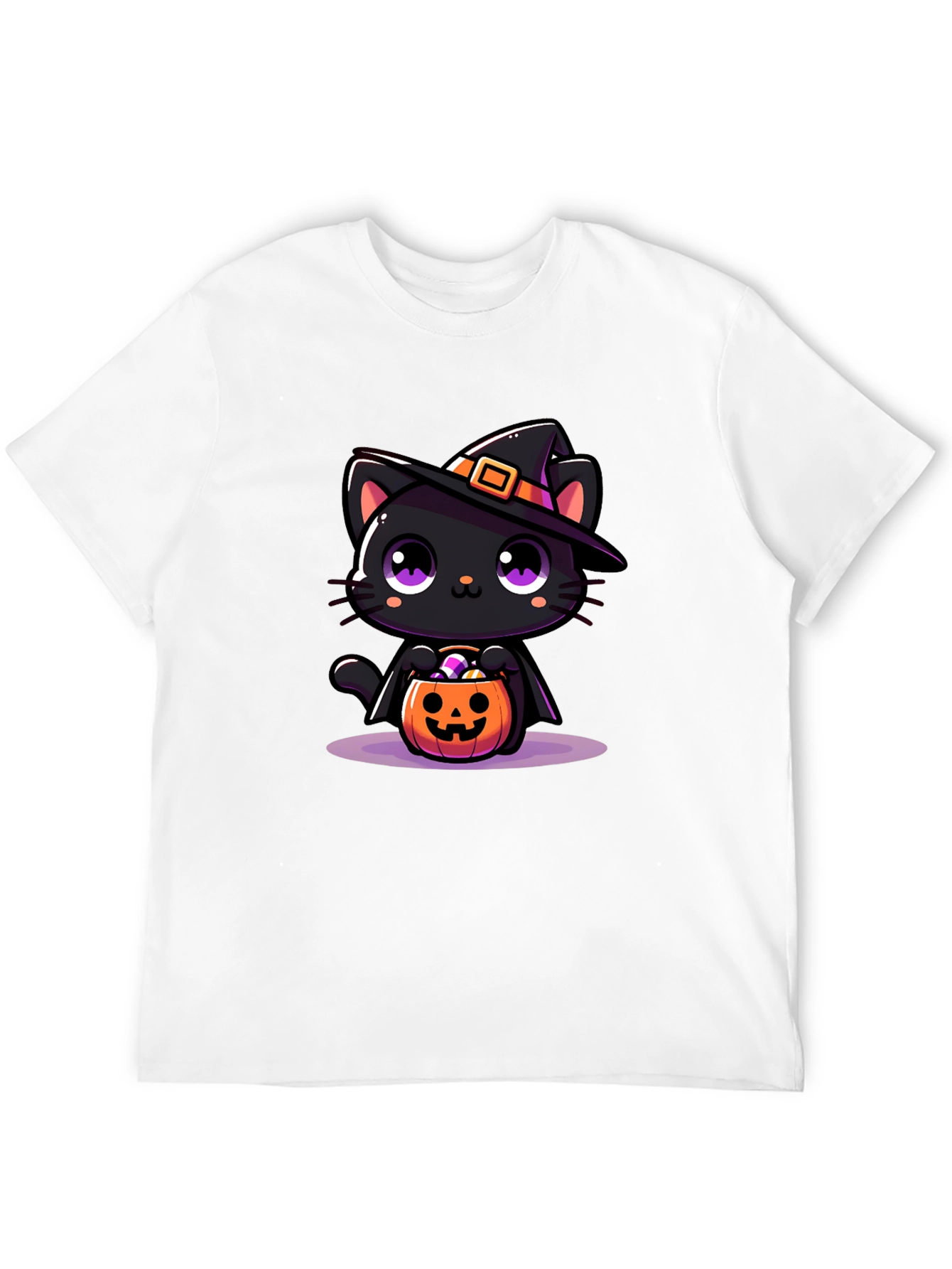 Halloween Cat T-Shirt - Spooky Cute!