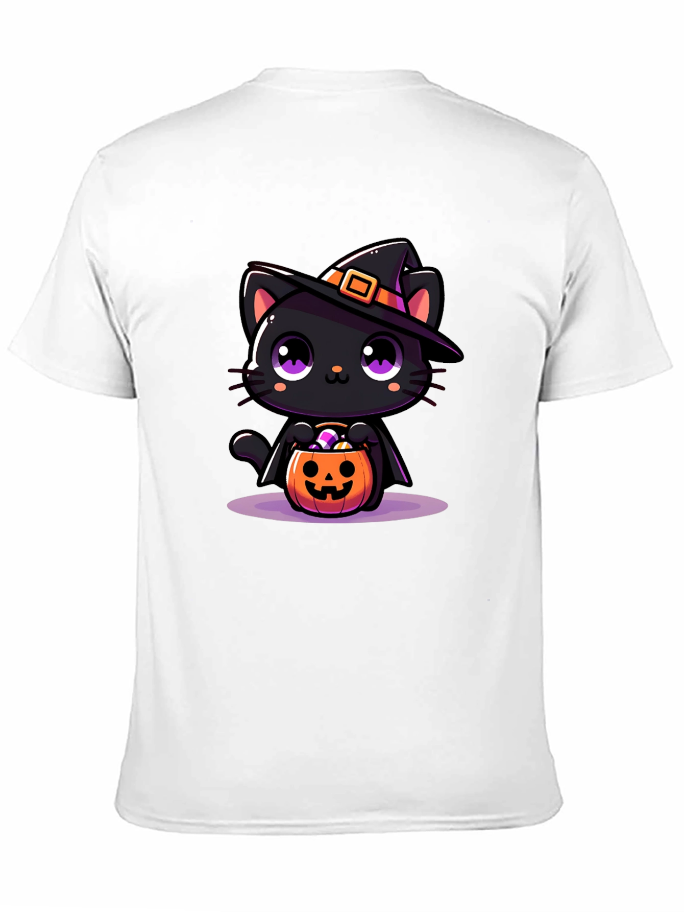 Halloween Cat T-Shirt - Spooky Cute!