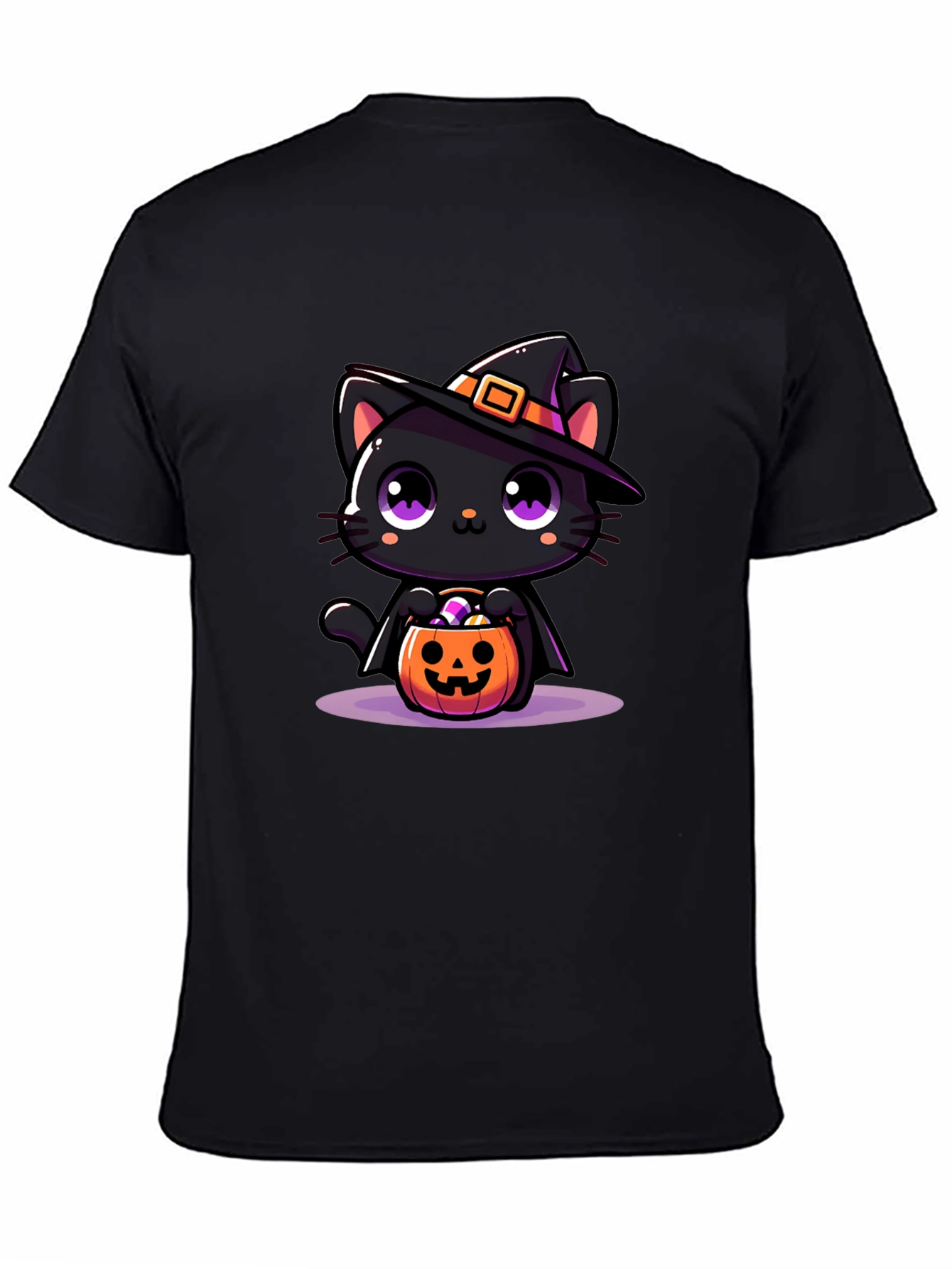 Halloween Cat T-Shirt - Spooky Cute!