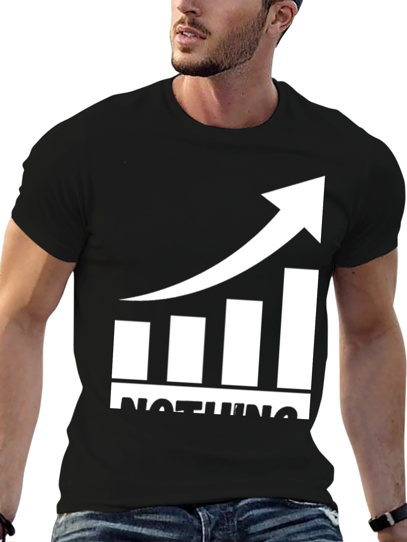 Nothing But Up Graphic Tee - Black