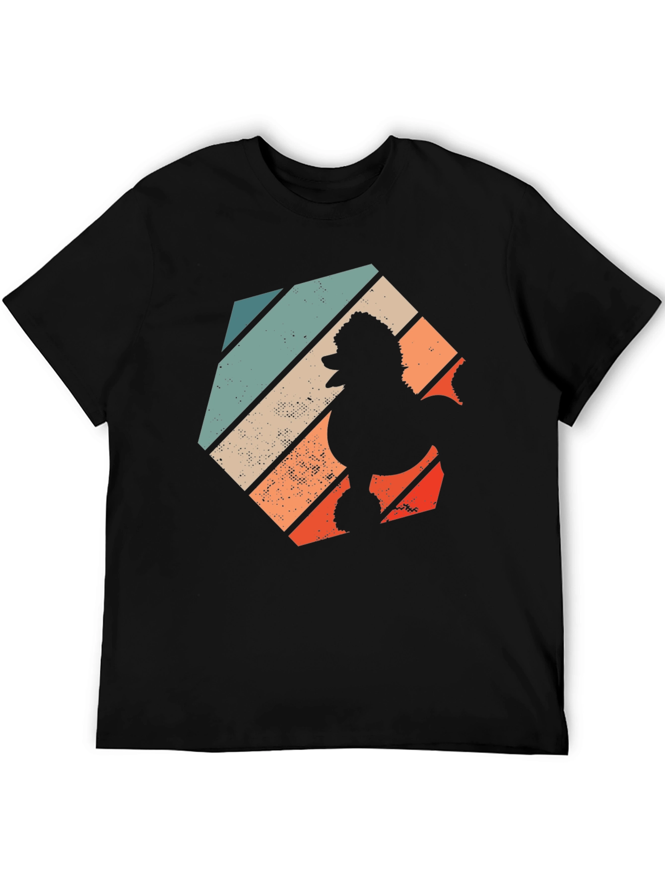 Retro Poodle Graphic Tee - Stylish Dog Lover T-Shirt