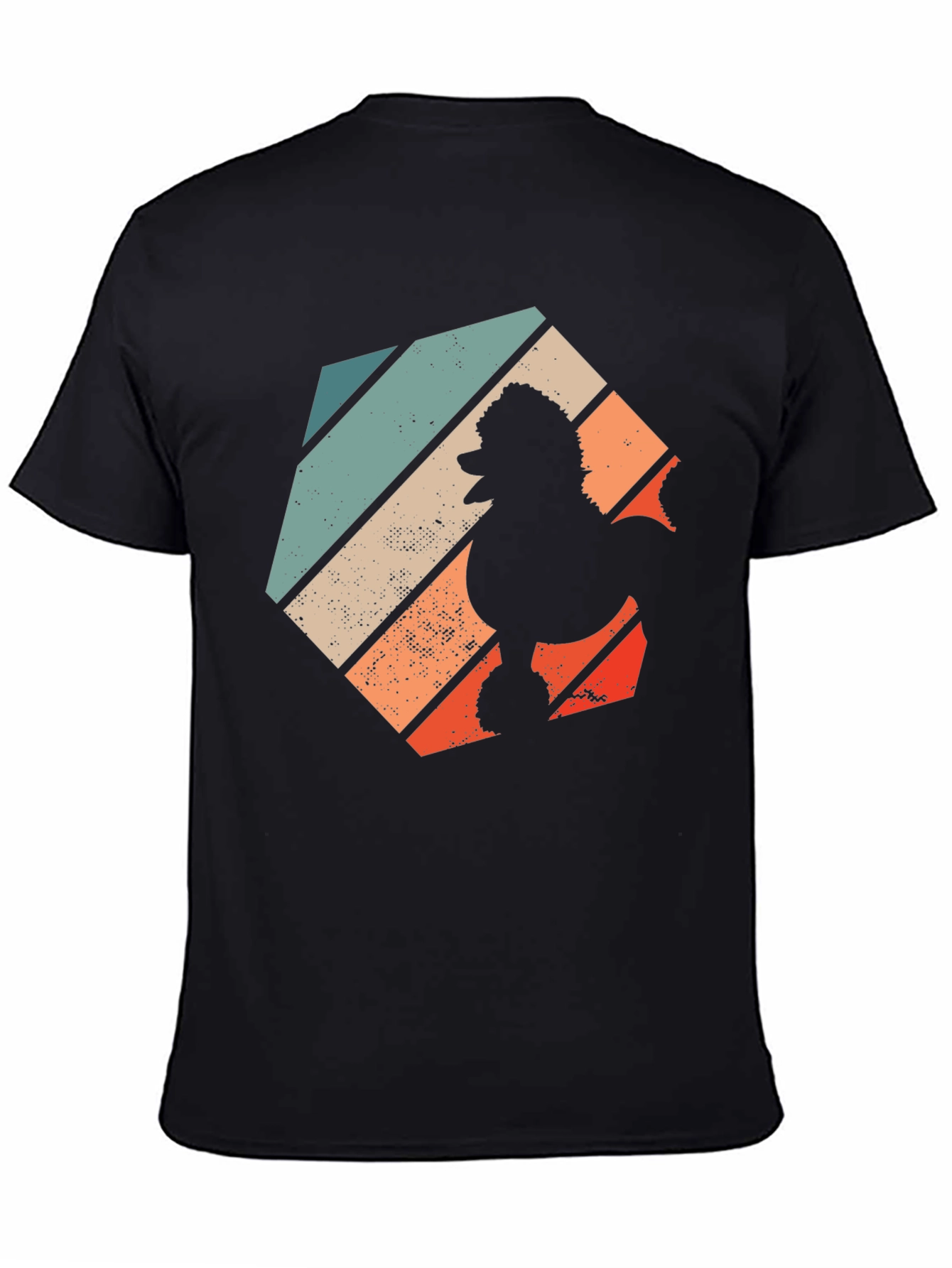 Retro Poodle Graphic Tee - Stylish Dog Lover T-Shirt