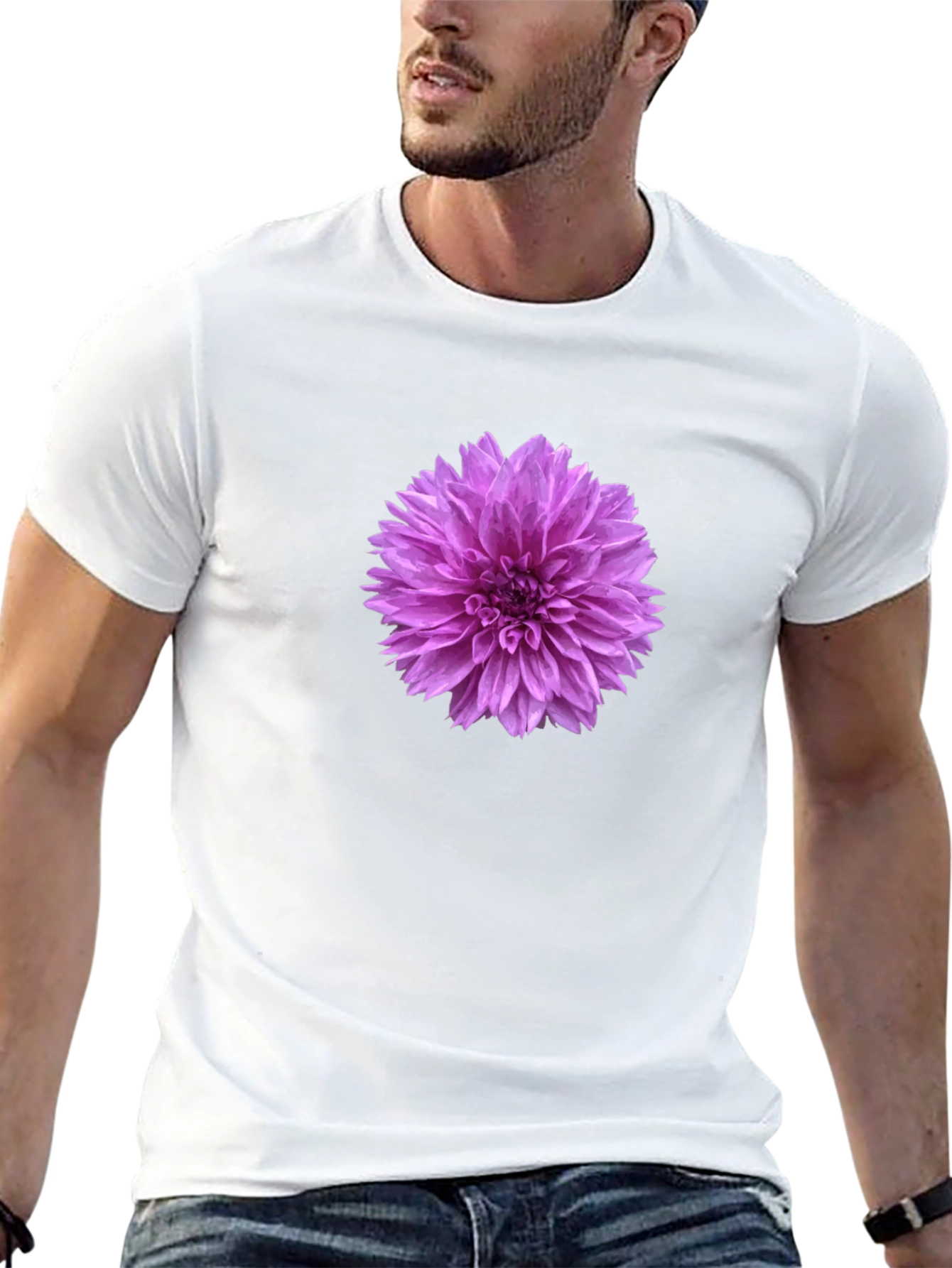 Floral Print Tee - Stylish and Comfortable