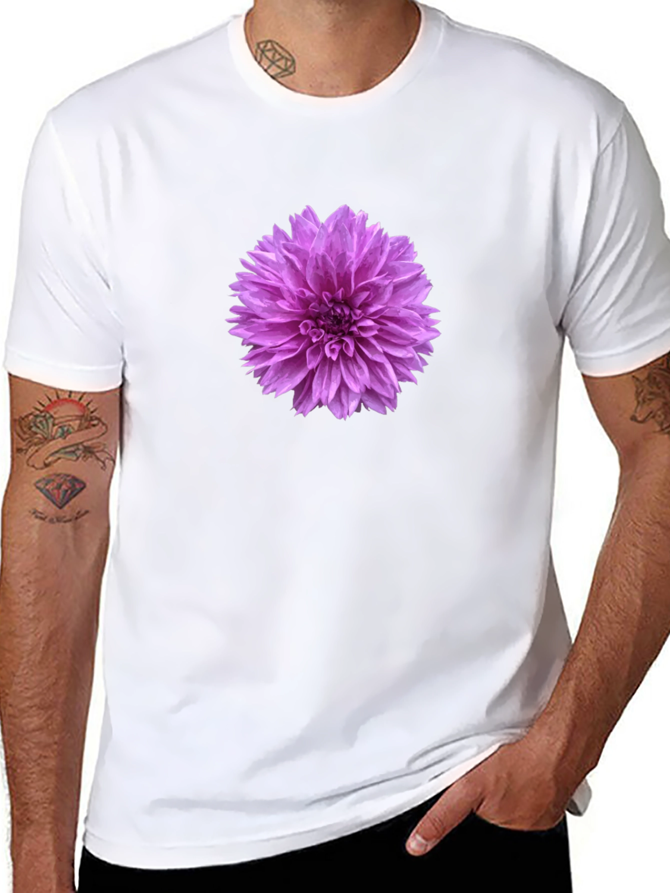 Floral Print Tee - Stylish and Comfortable