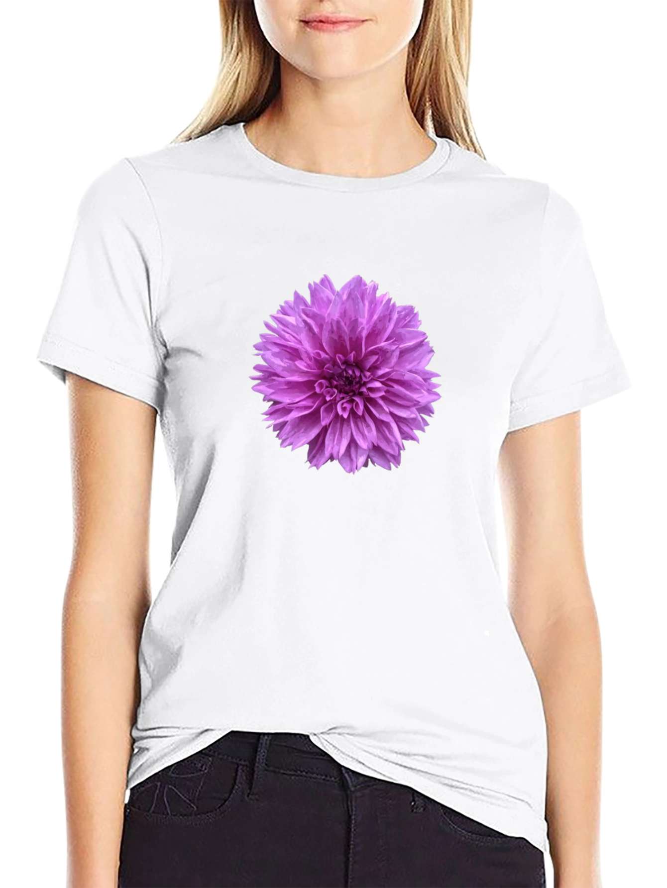 Floral Print Tee - Stylish and Comfortable